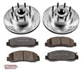 thumbnail image 3 of PowerStop Front Z36 Truck & Tow Carbon-Fiber Ceramic Brake Pad and Drilled and Slotted Rotor Kit Fits: FORD Select Models K5588-36, 3 of 9