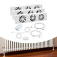 thumbnail image 4 of Ventilateur de Cheminée Magnétique Intelligent 3 Ventilateurs de Refroidissement Radiateur Domestique Ensemble d'Extension Ventilateur de Refroidissement Intelligent, 4 of 5