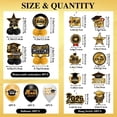 thumbnail image 2 of Class of 2026 Graduation Party Decorations, Graduation Decorations 2026 Gold Themed Set - Congrats Grad Banner, Class of 2026 Backdrop, Balloons & Streamers Kit - Complete Party Supplies, Black, 2 of 6
