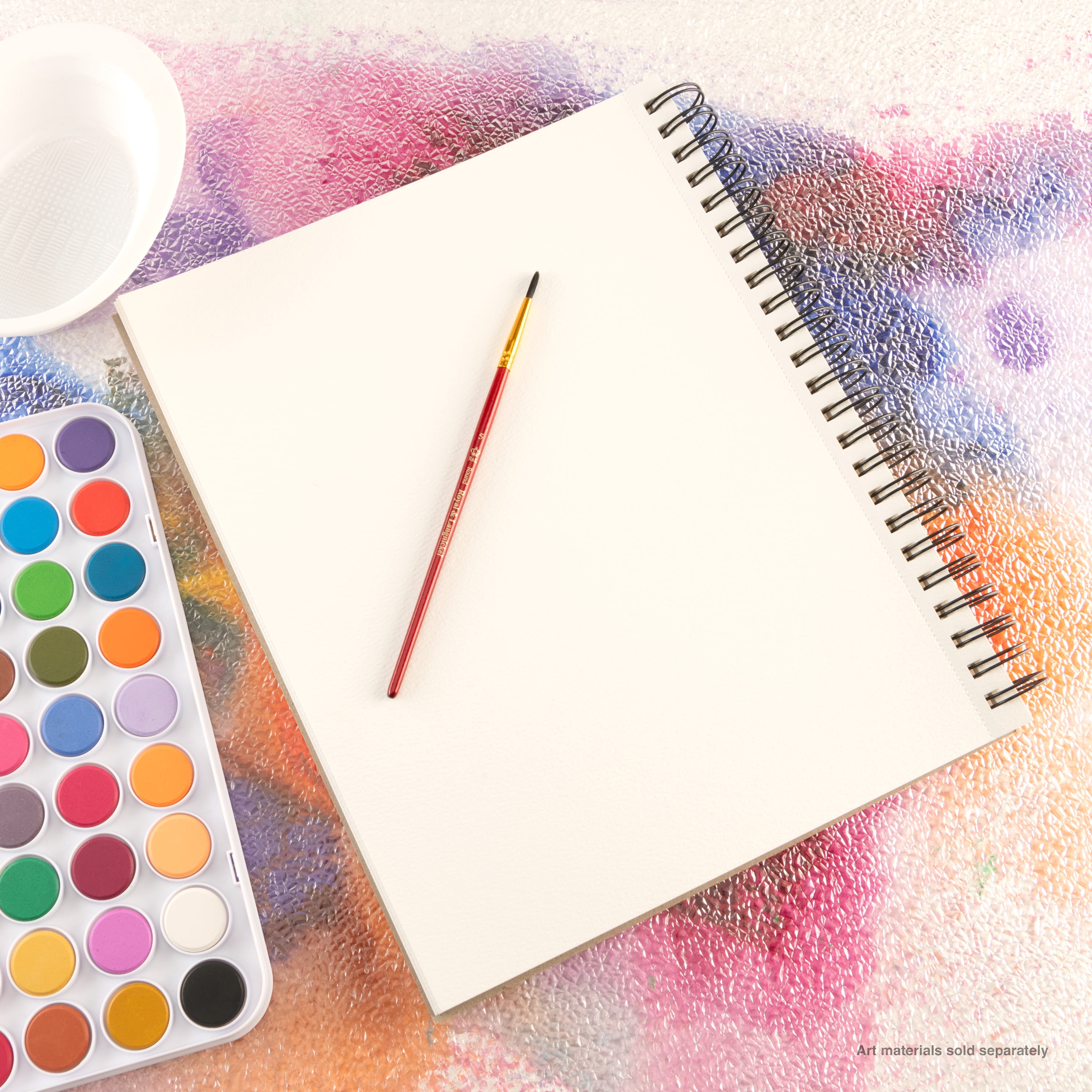 Bee Paper - Bee Inspired 9"x12" Watercolor Paper Pad, 30 Sheets, Side Wire, 140lb. 300GSM