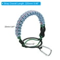 thumbnail image 2 of Uxcell Water Bottle Holder, Paracord Handle Strap Carrier Light Blue, 2 of 6