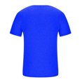 thumbnail image 5 of Mens Deep V Neck T Shirt Cotton Stretch Muscle Gym Workout Tee Shirt Short Sleeve Slim Fit Low Cut Tops Streetwear, 5 of 7