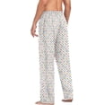 thumbnail image 6 of GZHJMY Lovely Dog Claw Mens Pajama Pants, Comfortable and Soft Men&nbsp;Pajama&nbsp;Bottoms with Pockets and Drawstring, Christmas New Year Birthday Father's Day, 6 of 7