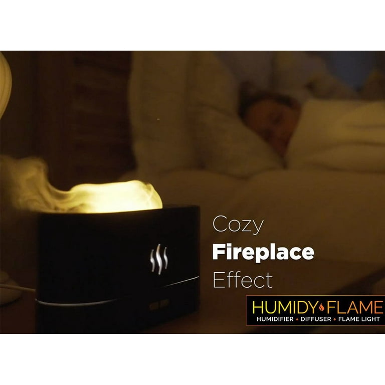 HY-IMPACT Humidy Flame LED Humidifier and Essential Oil Diffuser