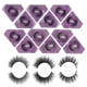 thumbnail image 1 of 12 pares de pestañas postizas naturales hechas a mano cómodas de visón de 4 esti maquilje femenino, bricoje suave y tenu G0012 Sunnimix Pestañas postizas, 1 of 7