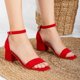 thumbnail image 2 of Iva - Sandalias de ante rojo rojo 27 CM, 2 of 4