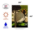thumbnail image 2 of Toland Home Garden Happy Hedgehog Hedgehog Flag Double Sided 28x40 Inch, 2 of 5