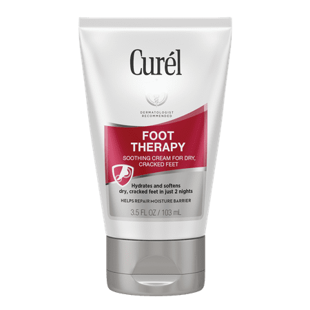 (2 pack) Curel Soothing Cream Foot Therapy, 3.5 FL (Best Foot Exfoliator Cream)