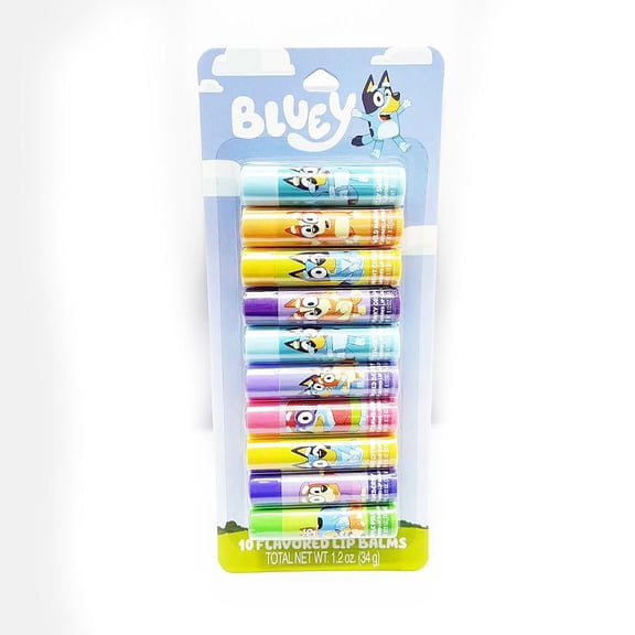 Bluey 10 Pack Assorted Lip Balm