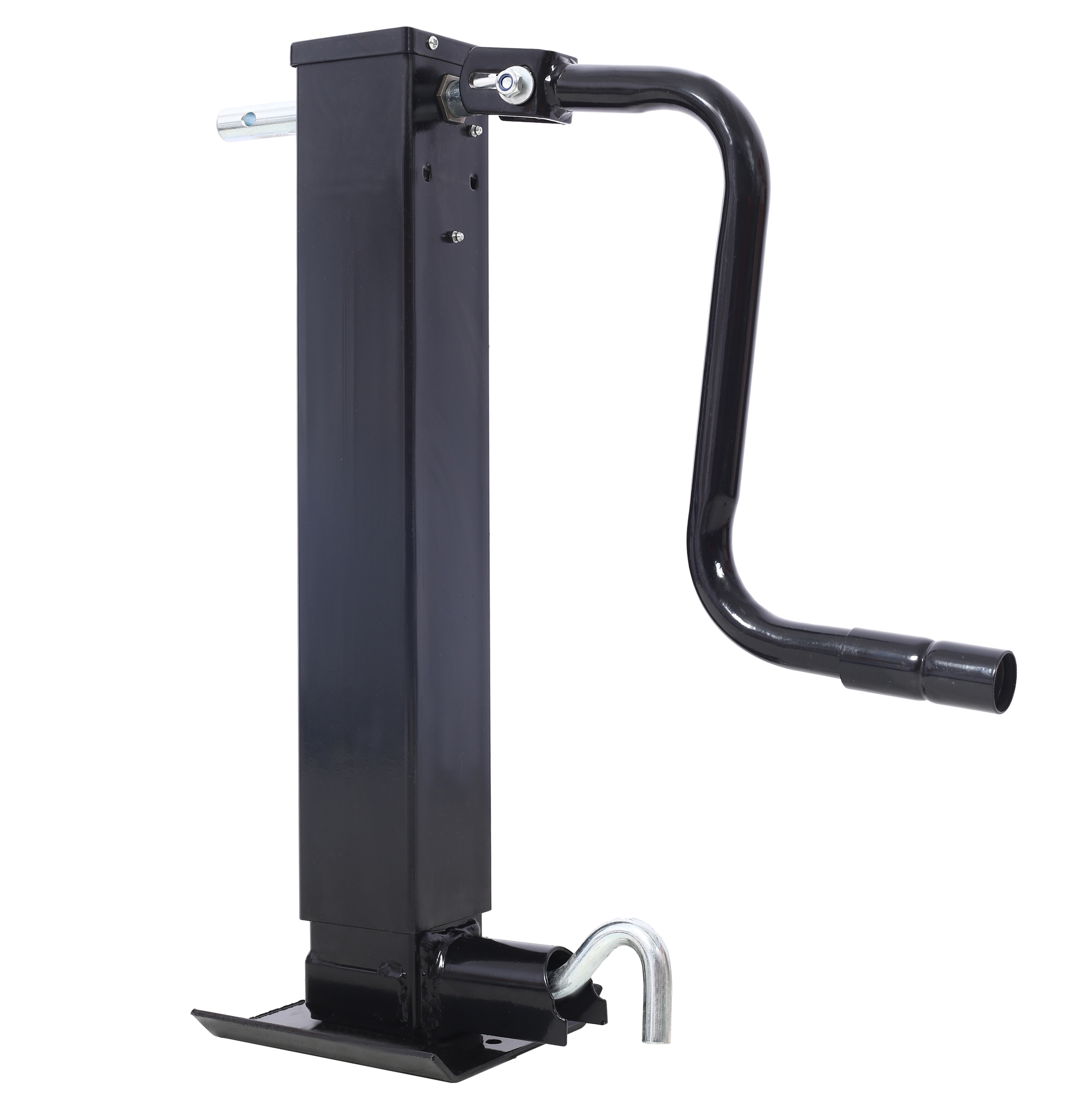 Trailer Jack 12000 lbs Weld On Sidewind Crank Heavy Duty 26 Inch Travel Square Tube