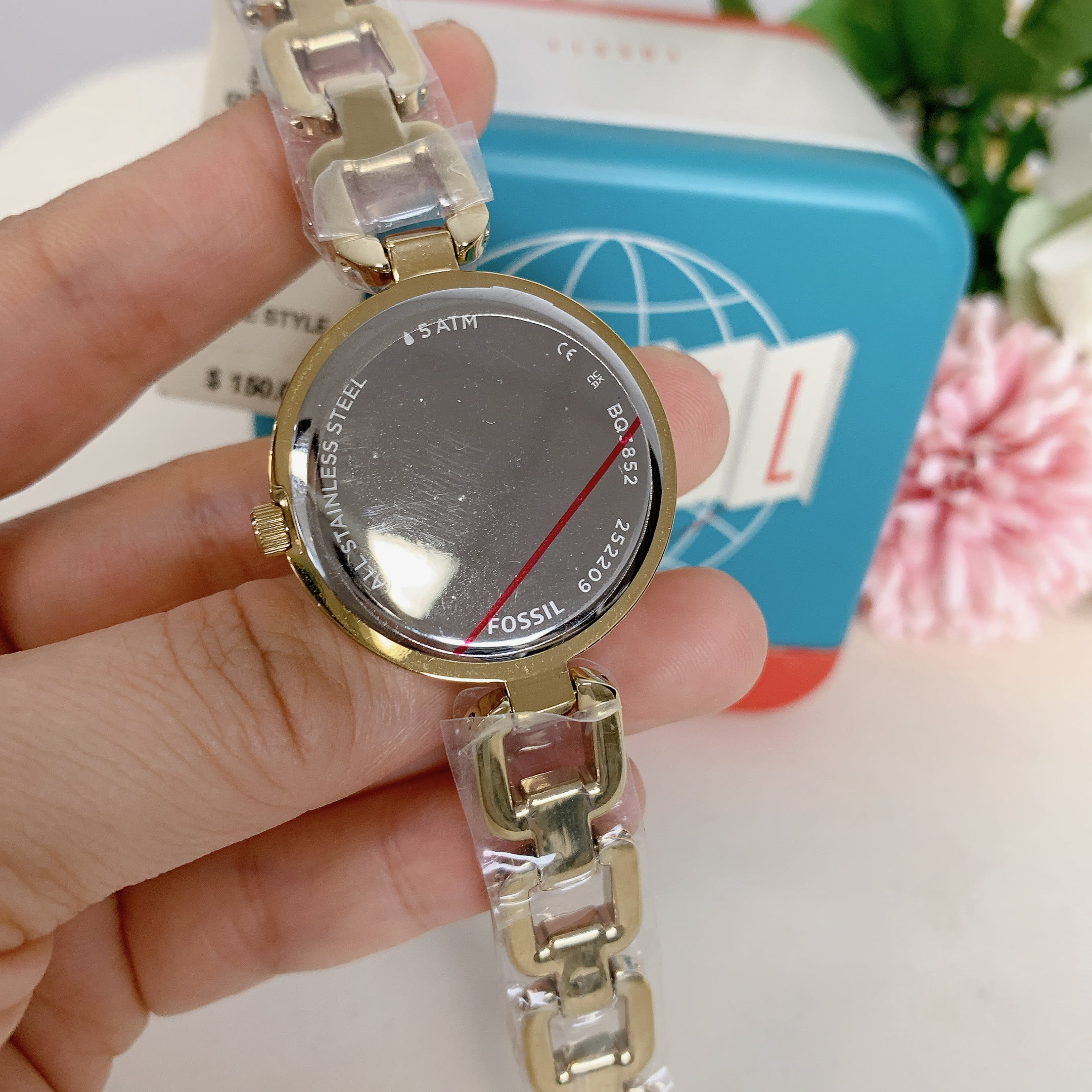 Fossil BQ3852 Kerrigan Three-Hand Gold-Tone Stainless Steel Watch Fossil Kerrigan Three-Hand Gold-Tone Stainless Steel Watch  main image 2