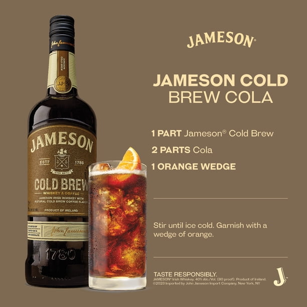 Jameson Cold Brew Irish Whiskey for Office Breakroom Drinks