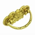 thumbnail image 5 of Gold Solid Brass Drawer Bail Pulls 2 3/4 Scalloped Style Door Pull Handles, 5 of 6