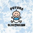 thumbnail image 4 of Inktastic Future Electrician for Boy Boys Baby Bodysuit, 4 of 5