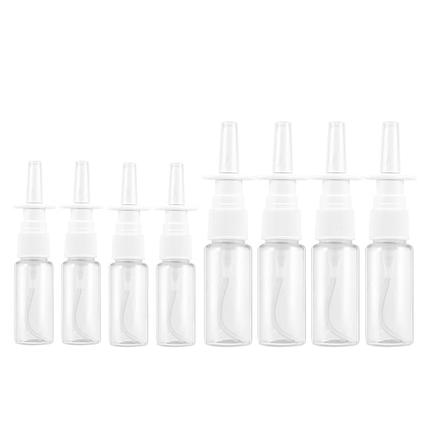 Botella de spray nasal de 8pcs botella de spray directa transparente