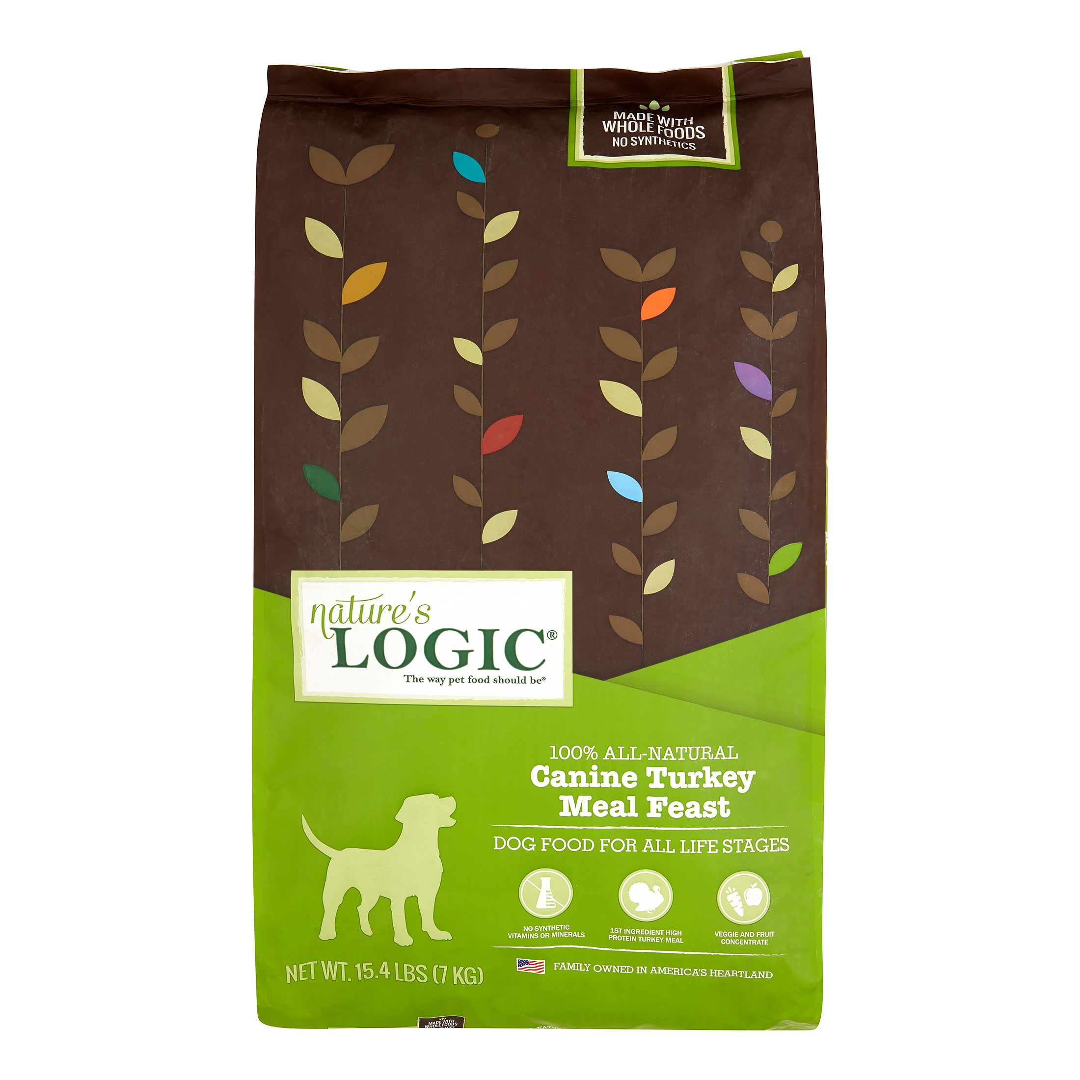 Nature's Logic Turkey Meal Feast Dry Dog Food, 15.4 Lb