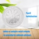 thumbnail image 5 of Foco Led 35w Lampara Ventilador Blanco Frio Natural Calido Efecto Cristal Con Control Dimeable Silencioso 3 Velocidade, 5 of 5