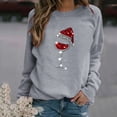 thumbnail image 1 of Puntoco Mujeres Casual Navidad Sudaderas térmicas Cuello Redondo Manga Larga Camisetas Sueltas Puntoco Puntoco-739, 1 of 3