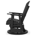thumbnail image 6 of Signature Design by Ashley Hyland wave Outdoor Swivel Glider Chair, Black, 6 of 7