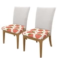 thumbnail image 2 of Balery Hand Drawn Strawberry Stretch Couch Cushion Covers, Individual Sofa Cushion Covers, Soft Chair Sofa Seat Cushion Slipcover with Elastic Bottom Milk Silk-16.9in, 2 of 9