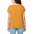 thumbnail image 3 of Buffalo David Bitton Womens Crewneck Top,Floral Outline,X-Small, 3 of 4