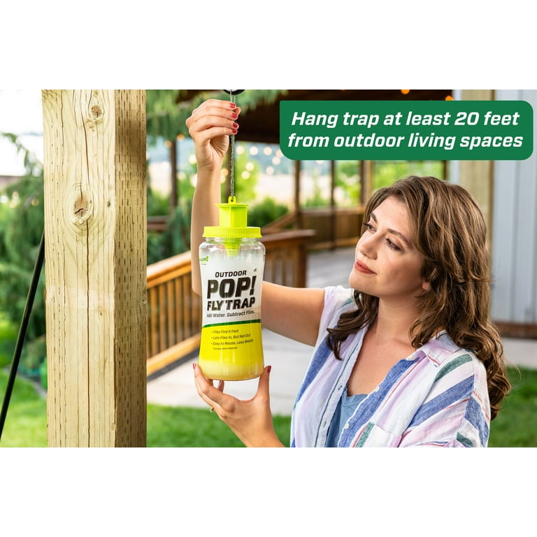 RESCUE Outdoor Reusable Fly Trap Canister FTR-SF4 - The Home Depot
