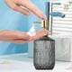 thumbnail image 5 of Botella de botella de jabón de vidrio tipo bomba – Champú recargable, gel de ducha. Envase, diseño antideslizante texturizado, bomba impermeable, cocina reutilizable en el baño doméstico, 5 of 6