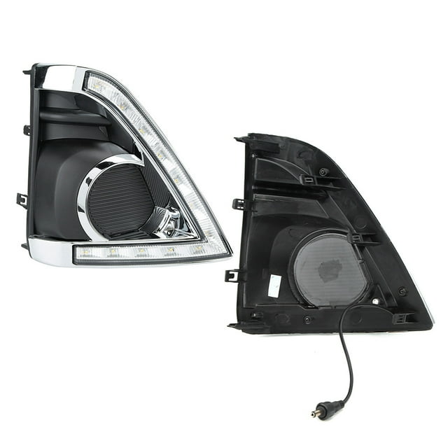 DRL para automóvil, 1 par DC12V 6000-6700K Luz diurna impermeable Luz diurna para automóvil Ultra sensible