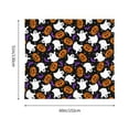 thumbnail image 4 of Halloween Tapestry Halloween Decor, halloween ghosts pumpkins Wall Tapestry Aesthetic, Halloween Decorations Tapestry Wall Hanging for Bedroom, Livingroom - 60x51in, 4 of 6