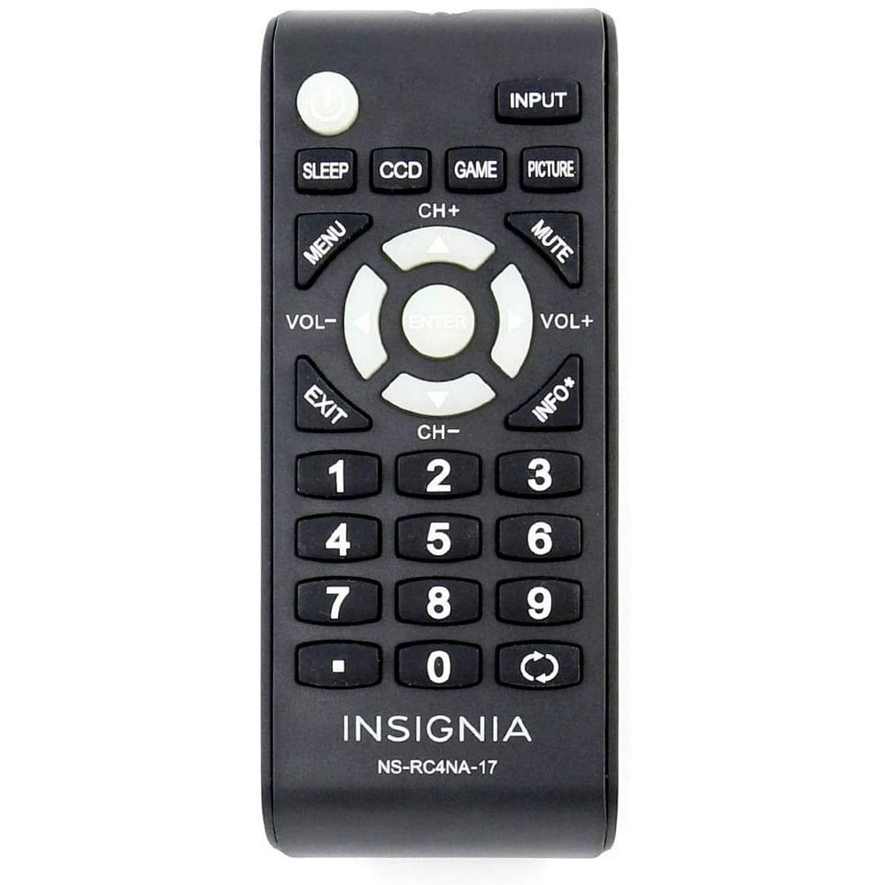 Original Insignia NSRC4NA17 Remote Control for Insignia LCD TV