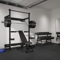thumbnail image 2 of Folding Wall Mounted Squat Rack,1000 lbs Capacity Power Rack for Home Gym,Space-Saving Foldable Squat Rack with Pull-Up Bar & Landmine,Heavy-Duty 2.36" x 2.36" Steel Frame Power Cage, 2 of 8