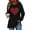Black, variant on Oplxuo Women Hoodies Cute Heart Printed Long Sleeve Hooded Sweatshirt Casual Travel Outfits with Pocket