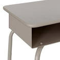 thumbnail image 6 of Flash Furniture Billie Metal Student Desk with Book Box in Granite Gray/Silver, 6 of 9