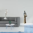 thumbnail image 2 of Figura de escritorio,Estatua de bailarina de ballet,adorno de escritorio,decoración del hogar,Estatua de bailarina moderna,regalo de cumpleaños para la oficina.,Figura de mujer, 2 of 8