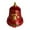 Red, variant on Usa 250th Anniversary Bell Ornament For Collectors Or Patriots (Blue)