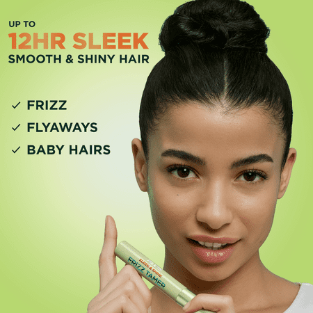 Garnier Fructis Sleek & Shine Smoothing Shampoo, Conditioner, & Styling Gel Set with Plant Keratin, 33.8 fl oz