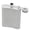 Silver, variant on VerPetridure Stainless Steel Pocket Hip Flask Alcohol Whiskey Liquor Screw Cap 3.5oz B