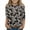 Dark Gray, variant on Grblisyd Shirt for Teen Girls 3/4 Length Sleeve Round Neck Shirts Graphic Blouses Fall Winter Pullover Cute Tops