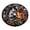 D, variant on 3D Optical Illusion Halloween Rug Spooky Hole Pumpkin Ghost Printed Circular Floor Mat Non Slip Decorative Round Doormat For Entryway Bedroom Halloween Party