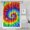 Colorful Tie Dye-2, variant on Colorful Tie Dye Pattern Shower Curtain 36"x72" ,Bathroom Decorative Shower Curtains Set with 12 Hooks,Modern Waterproof Washable Shower Curtain