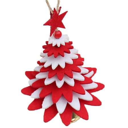 AkoaDa Best Diy Christmas Tree Craft Festival  Non-Woven Xmas Ornaments Christmas Decorations For (60 Of The Best Diy Christmas Decorations)