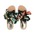 thumbnail image 4 of Sandalia De Piso Para Mujer Color Negro Y Listón Multicolor Platonia AMANDA-01-NEGRO, 4 of 5