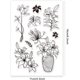 thumbnail image 2 of Sellos transparentes de silicona con forma de flor de lirio. Ideales para tarjetas, decoración y manualidades de scrapbooking., 2 of 8