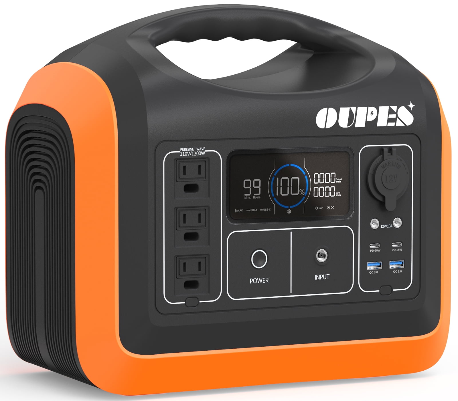 Oupes 1800w Portable Power Station