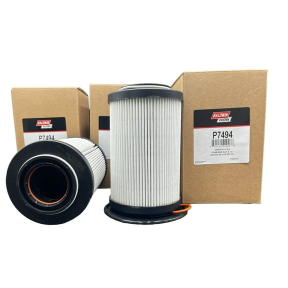 P7494 Baldwin Lube Oil Filter Element Replace 3809364, 3007498C92 Pack of 3