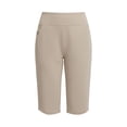 thumbnail image 6 of Tqcoqu Womens Capri Pants High Waisted Straight Leg Yoga Leggings with Pockets Workout Summer Pants,Khaki,Women's S-XXXL, 6 of 7
