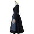 thumbnail image 3 of Classic Dress Women's Nun Black Dress with Gray Apron, 3 of 7