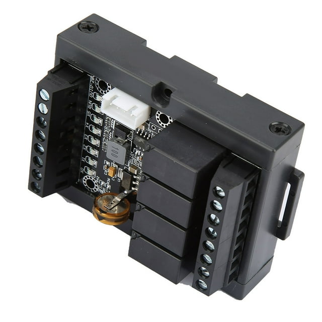 Módulo de Retrodo de Relé DC10-28V, Placa de Control Industrial PLC FX1N-10MR Módulo de Retardo de Relé DC10-28V PLC, RELÉS DE MONITOREO DE VOLTAJE