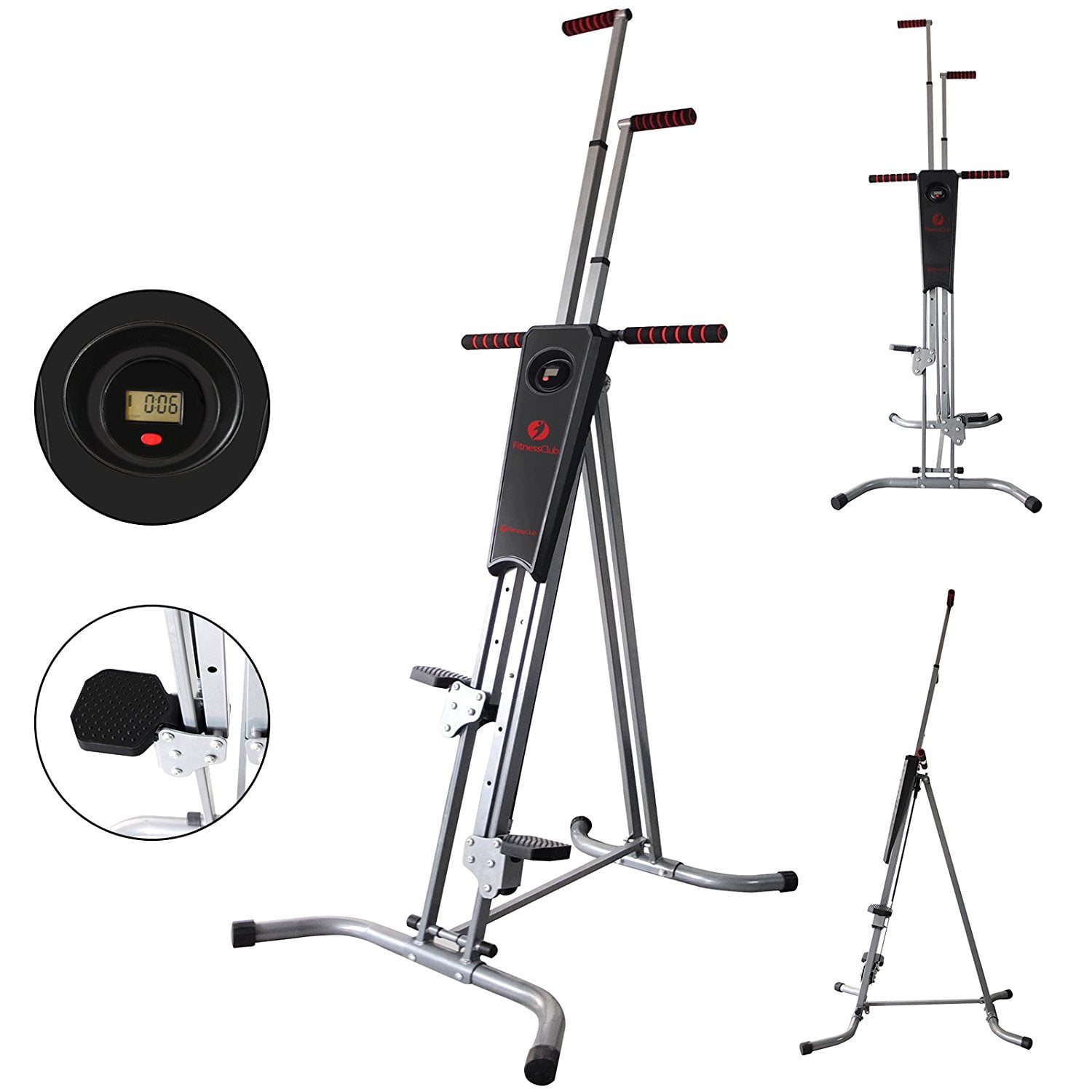 Vertical Climber Cardio Machine Exercise Stepper Workout Fitness Gym