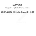 thumbnail image 2 of TEC Front Rear Ceramic Brake Pads Kit for Car 2016-2017 Honda Accord LX-S KTC-100630, 2 of 10